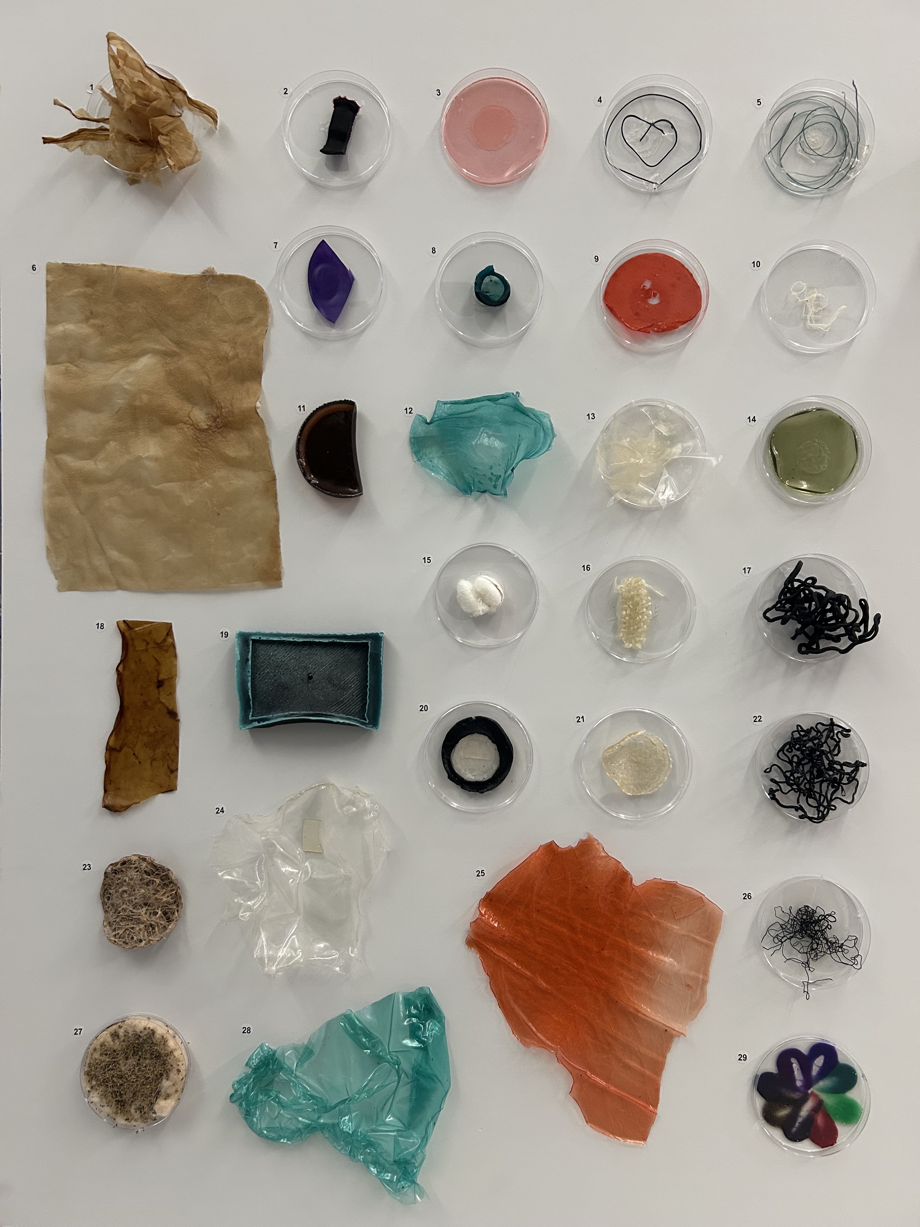 Biomaterial samples